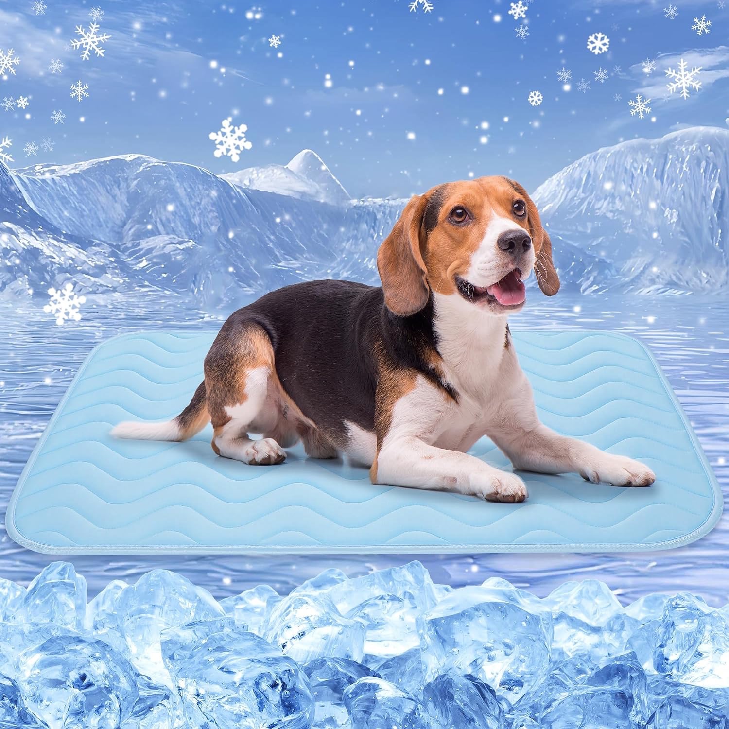 Kühlmatte Hund, 90x56 cm Waschbar kühlmatte für Hunde - Amazon
